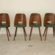 Set of 4 Lollipop chairs by Frantisek Jirak for Tatra 1960