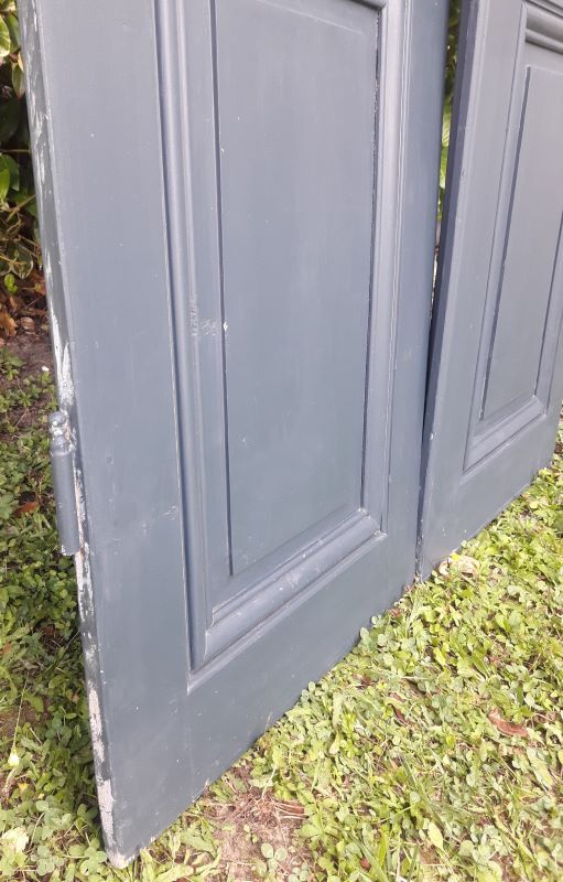 Paire de portes 222x97,5cm de placard