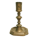 Old bronze candle holder, seventeenth century