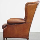 Fauteuil à oreilles en peau de mouton