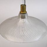 Mid-Century Modern Italian Murano Bubbles Glass Pendant Lamp, 1970s