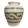 Vase céramique, motif torsade