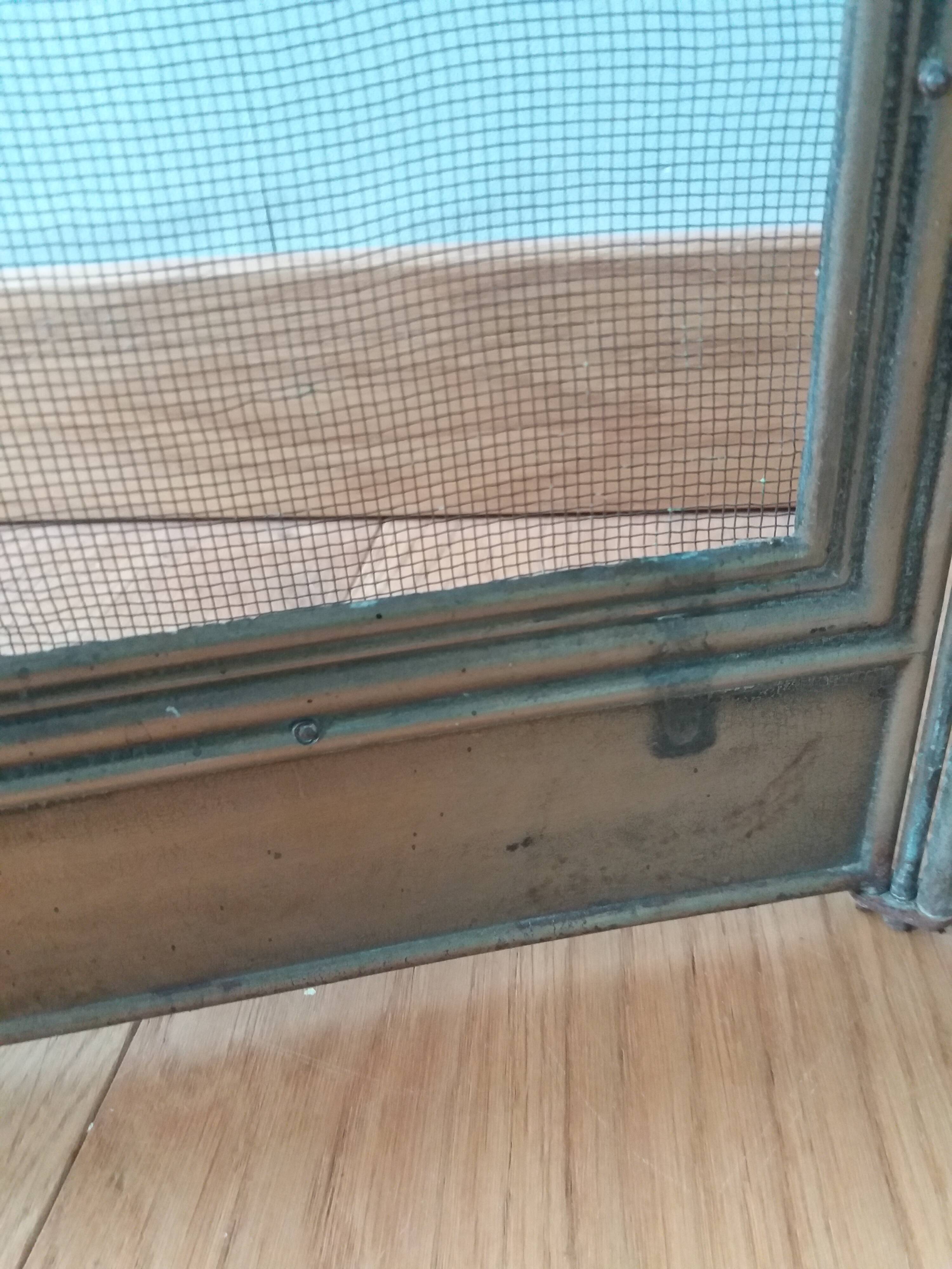 Fire screen fireplace screen 4 leaves