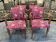 Suite of 4 armchairs bridges Art Deco style