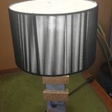 Chrome and cork lamp from the 70s