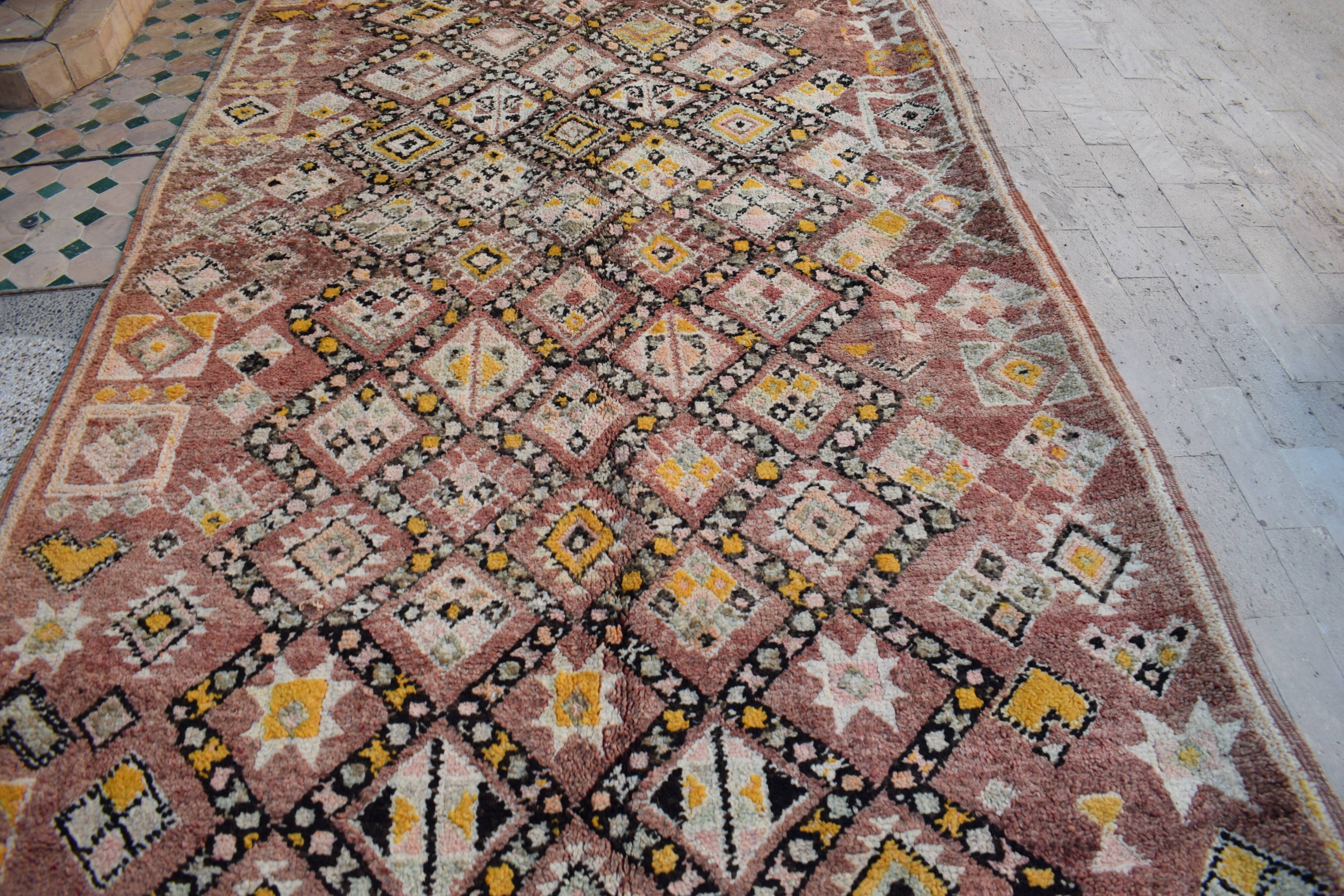 Vintage Moroccan Berber rug