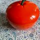 Orange apple ice bucket 1970