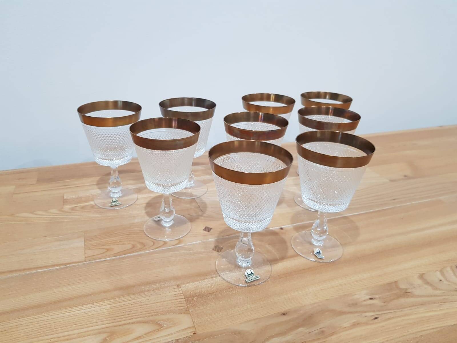 Rheinkristall crystal glasses, Germany, 1950s/60s.
