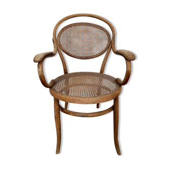 Viennese armchair in curved wood Ungvar Ungarn 1920