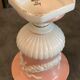 Medici VASE in enamelled earthenware with floral frieze decoration, signed and numbered