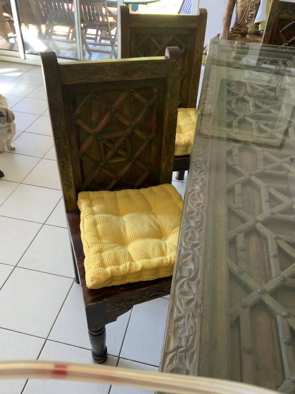 Table, style Indo, pakistanais artisanale du monde