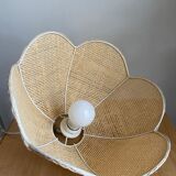 Rattan suspension, cannage flower shape