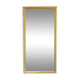 Gilded stucco mirror with gold leaf, H 152 cm