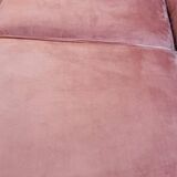 2-seater nubuck sofa 1950/60 style sloping legs
