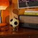 Porte-cigarettes vintage 1960 ballon football distributeur boîte - 16 cm