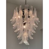 Lustre en cascade en verre de murano Selle