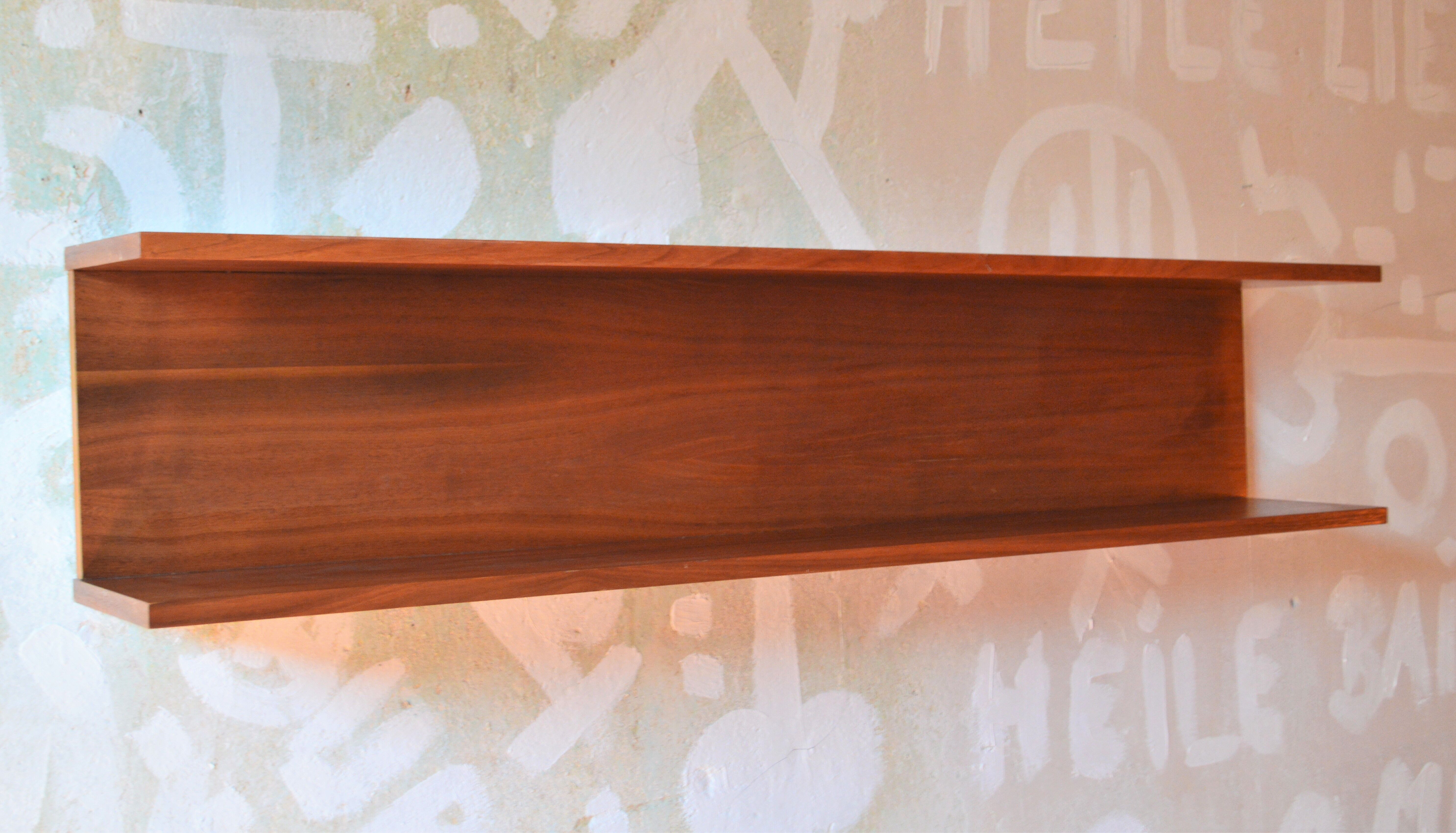 Vintage teak shelf designed by W.Wirz for Wilhelm Renz Germany of the 60s