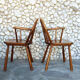 Pair of Scandinavian bars with solid wood Denmark