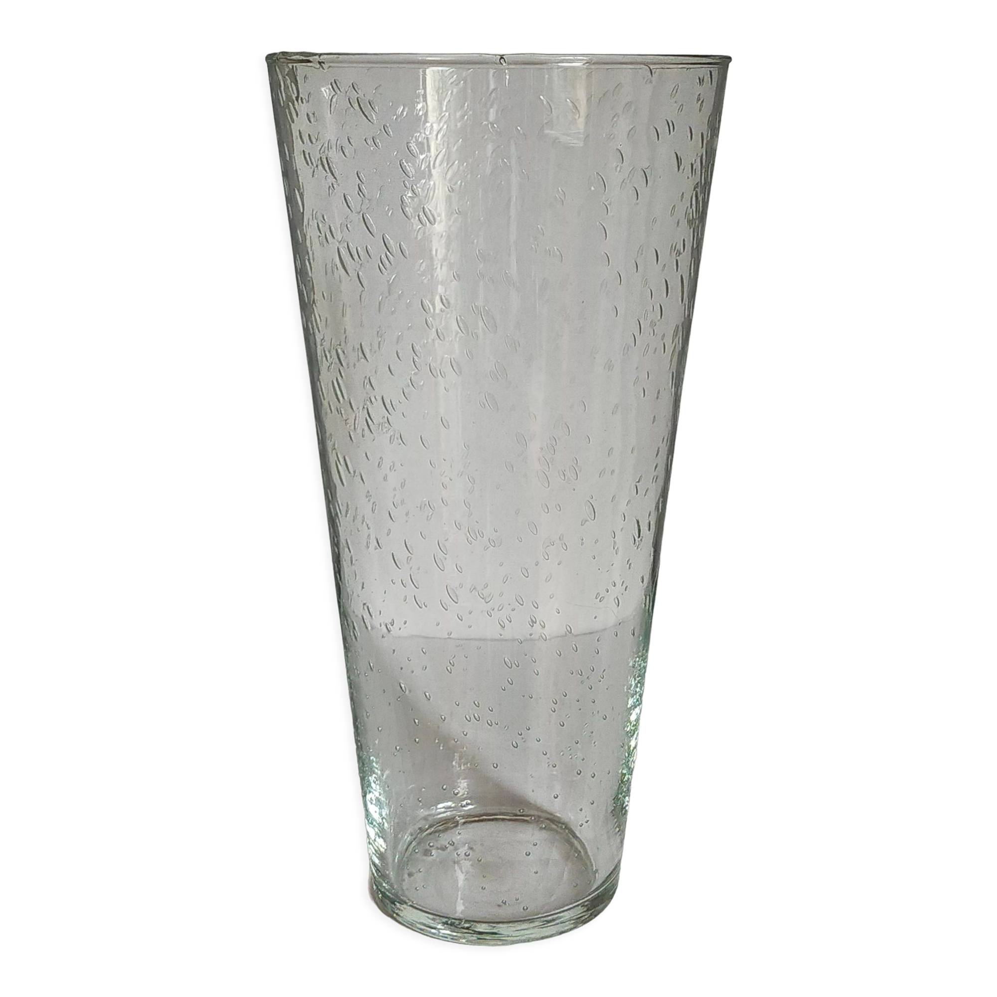 Vintage blown glass glass vase