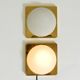 Two 1970s brass wall lamps by Rolf Krüger for Heinz Neuhaus Leuchten