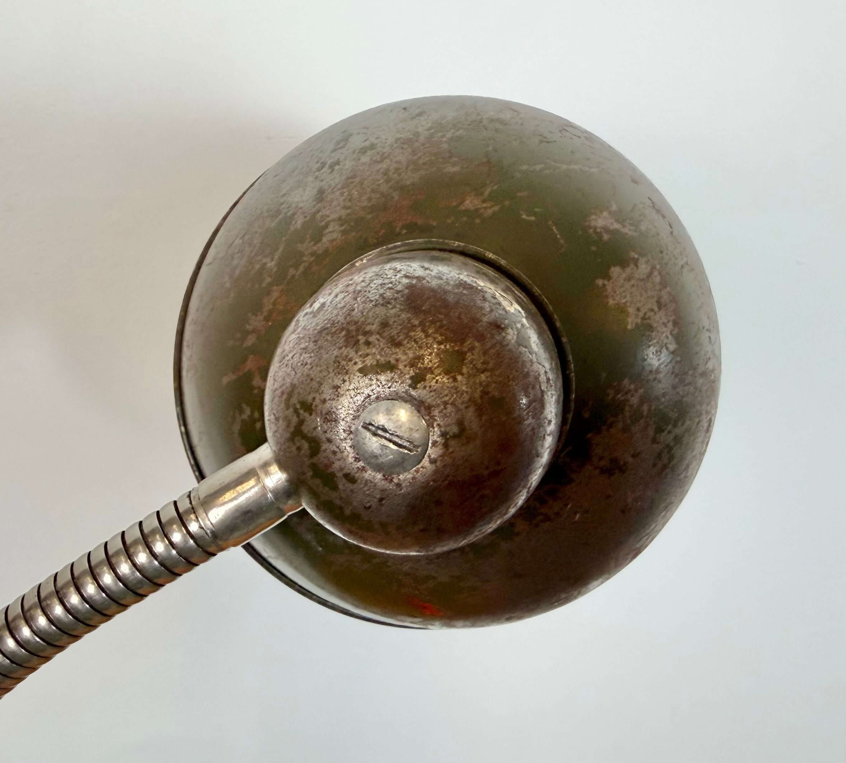Industrial Workshop Gooseneck Table Lamp, 1960s