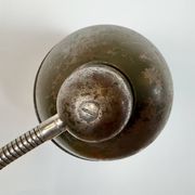 Lampe de table à col de cygne d'atelier industriel, années 1960