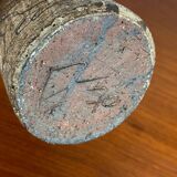 Brutalist vintage studio pottery vase carafe by Gerhard Liebenthron, 1970s.