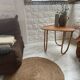 Small banbou tripod table from the 70s