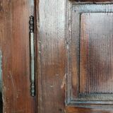 Encoignure 4 portes galbée ,un tiroir en partie du 19 e siecle