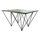 Table basse industrielle des années 1970