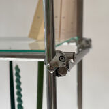 Minimalist bookshelf, Italian design 1970.