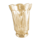 Vase  ancien en verre fumé Vintage