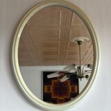 Tiger vintage oval mirror