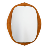 Small Scandinavian teak mirror from the 50s – Vintage design