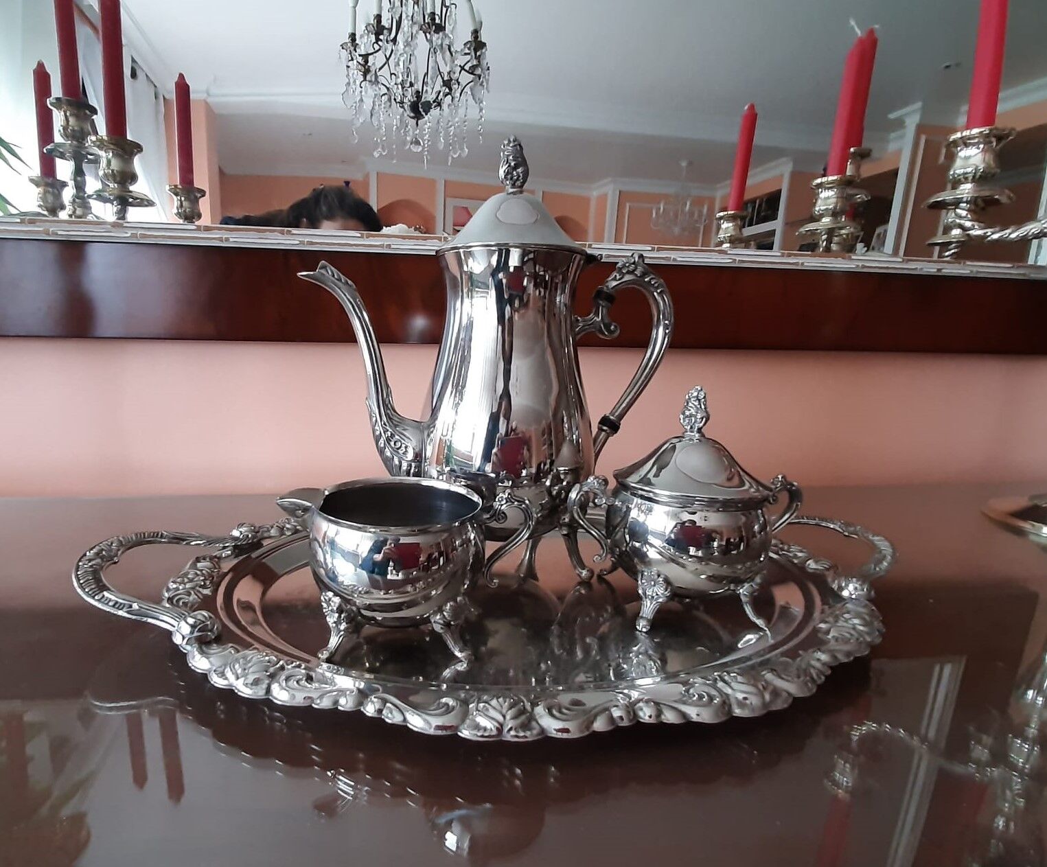 Silver coffee set