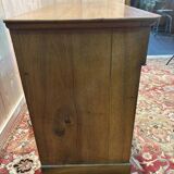 Louis Philippe chest of drawers in blond walnut
