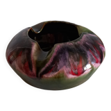 Tidy ashtray enamelled ceramic, signed, Ricard