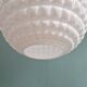 White opaline spherical pendant, Space Age, 1960-70