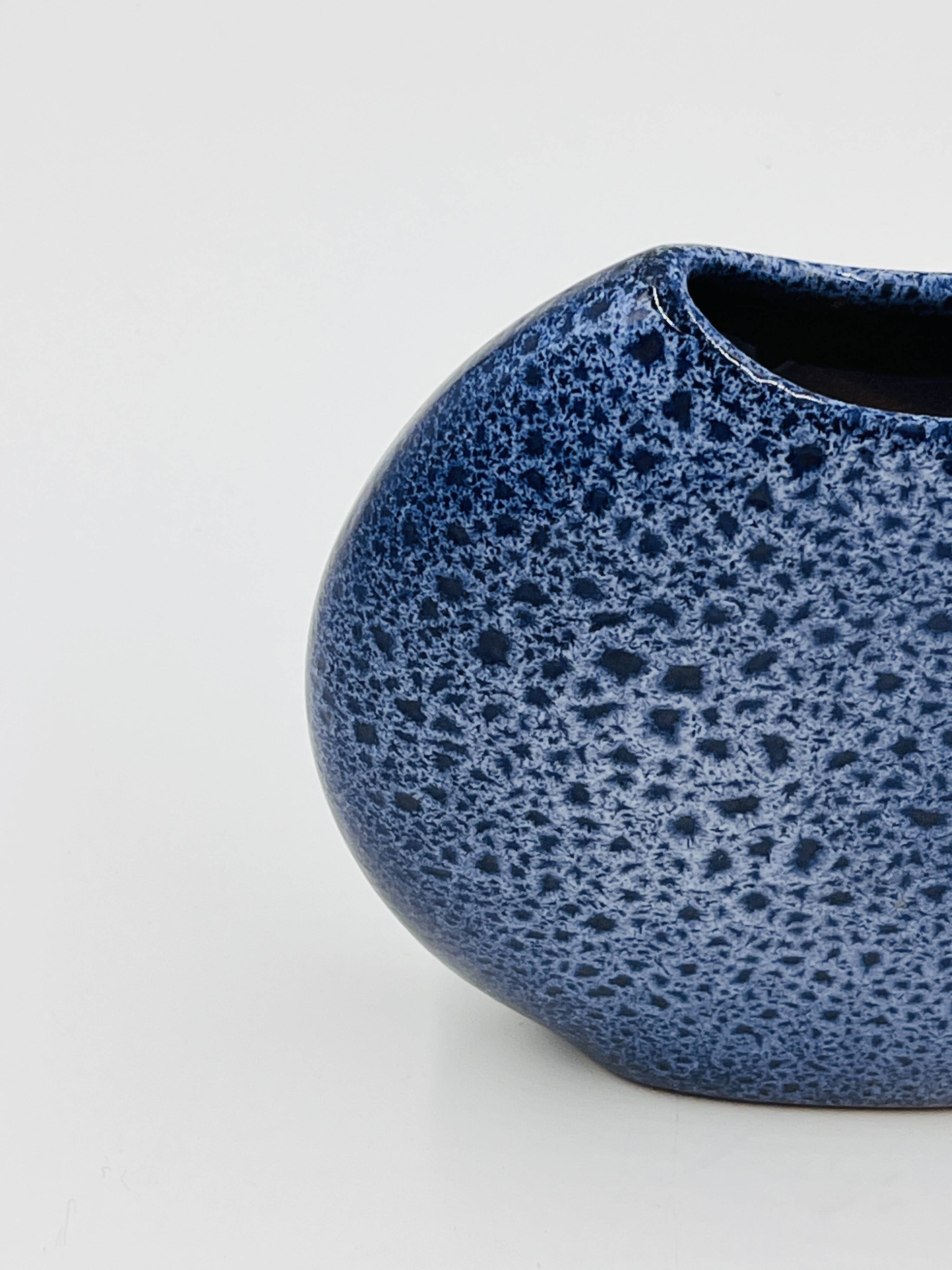 Maredsous ceramic pebble vase by Antonio Lampecco