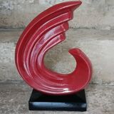 Abstract ceramic sculpture