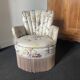 Cocktail armchair