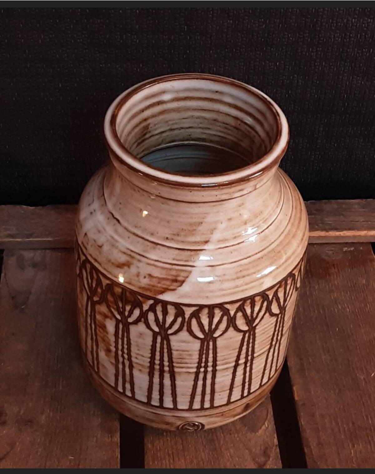 Jacques Pouchain vintage ceramic vase