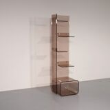 Iconic Michel Dumas Plexiglas bookcase – 1970s French space age design