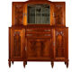 Art Deco period buffet in carved walnut
