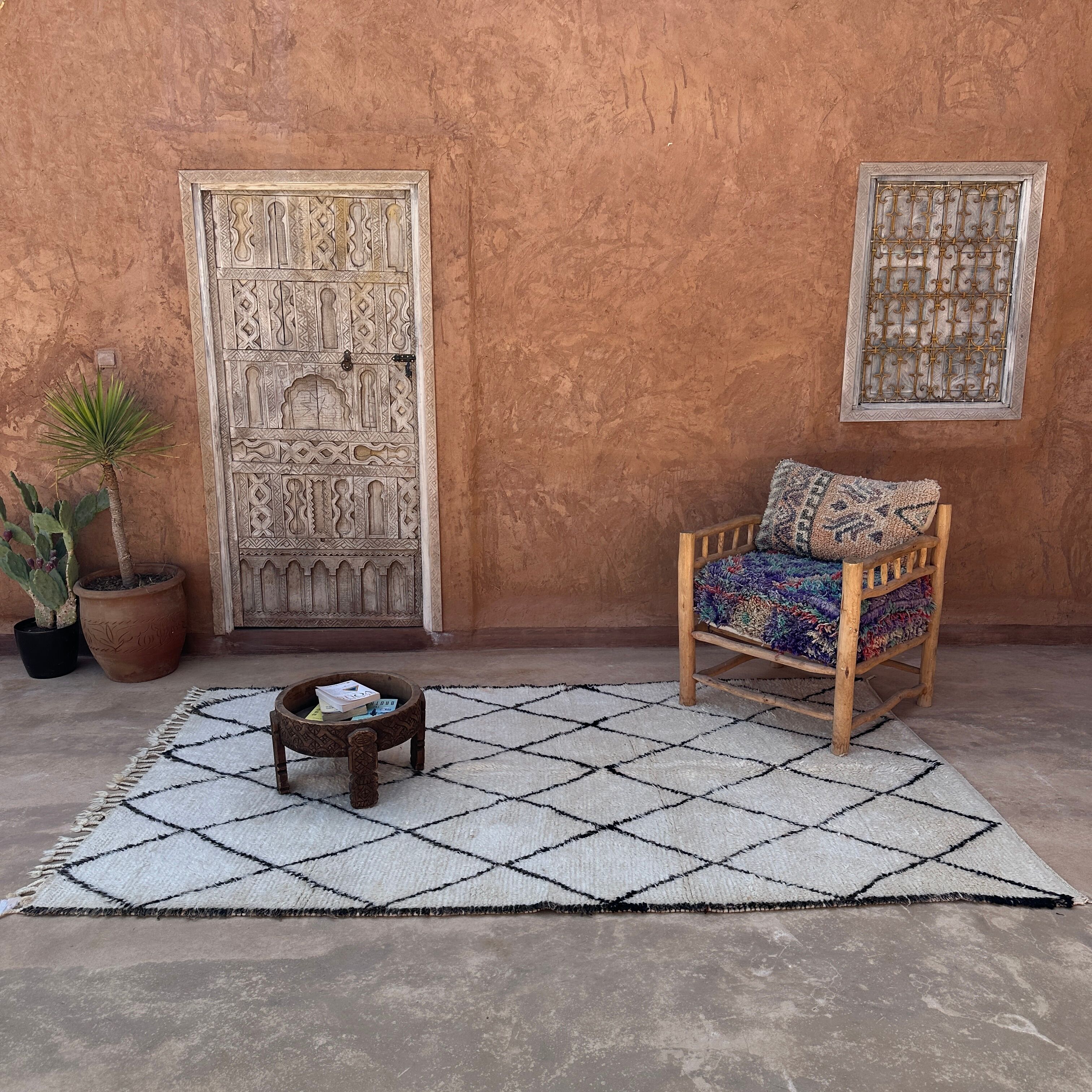 Carpet beni ourain 160 x 275 cm