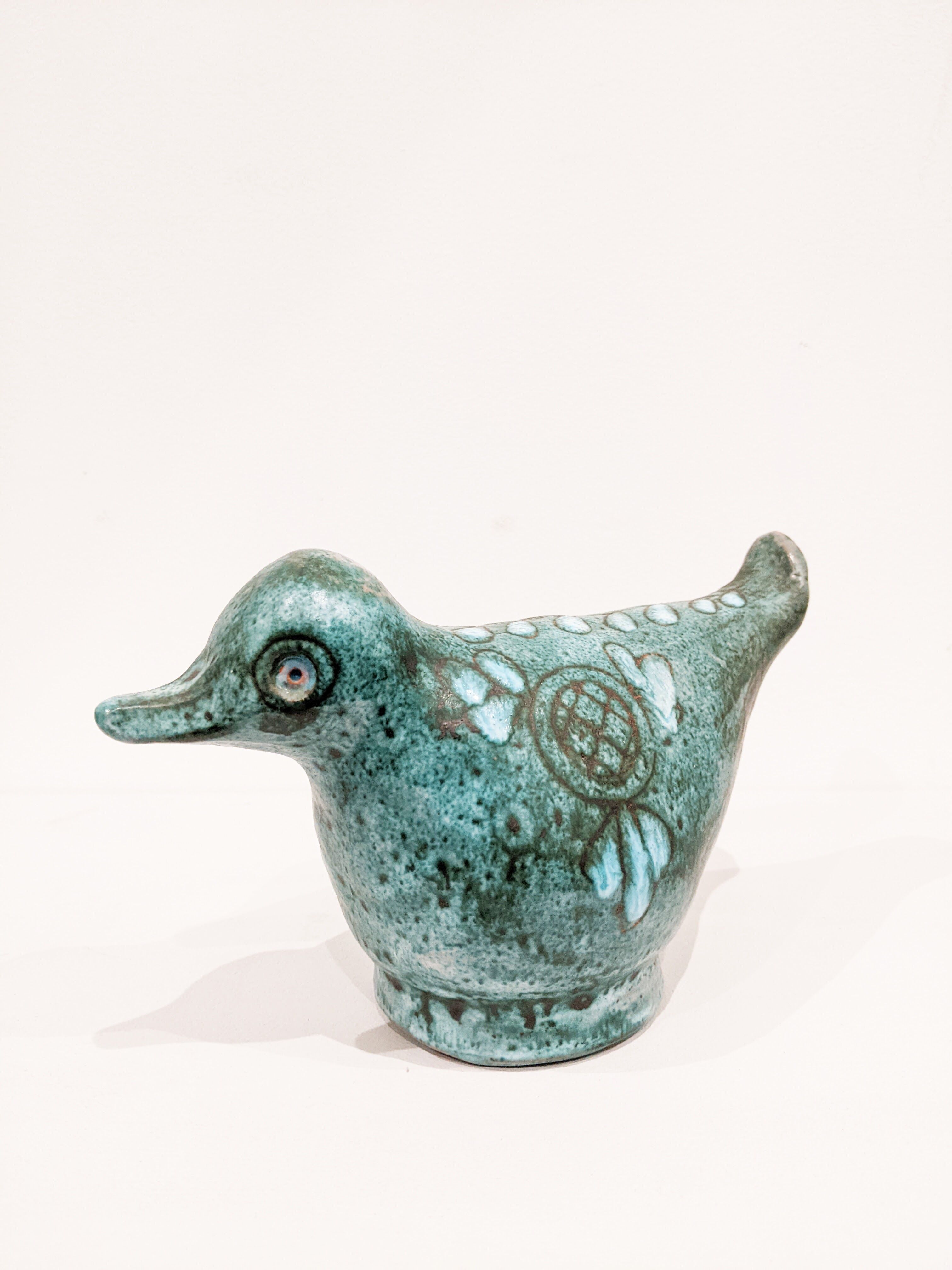 Bird ('50) in ceramic signed danuta le henaff