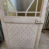Porte vitrée en pitchpin