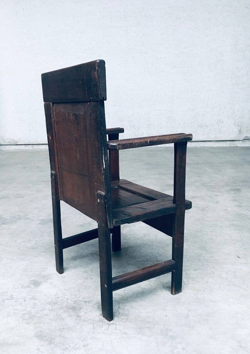 19th Century Primitive Folk Art Armchair