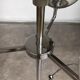 Chrome and glass floor lamp in mid-century German space style by Hustadt Leuchten, 1960s.