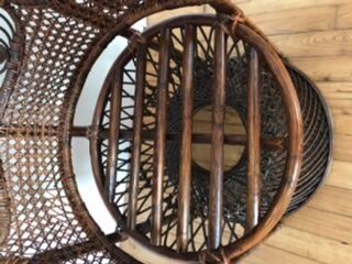 Emmanuelle peacock chair